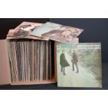 Vinyl - Approx 70 Folk LP's including Joni Mitchell, Ralph McTell, Richard & Linda Thompson, Alan