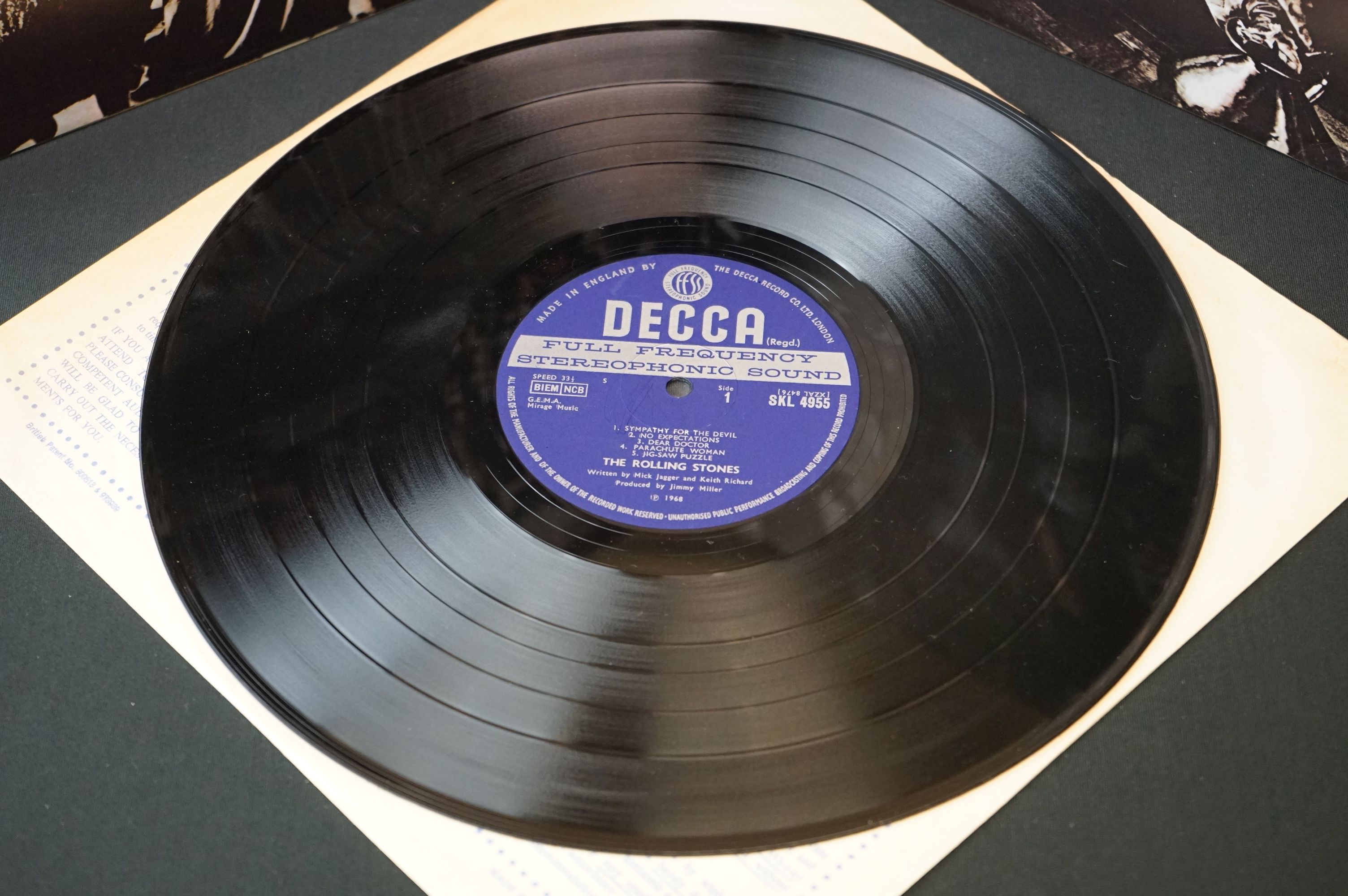 Vinyl - The Rolling Stones Beggars Banquet. Original UK 1st pressing Stereo copy with unboxed - Image 3 of 5