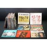Vinyl - Over 50 European pressing rock & pop 7" singles mainly pic sleeves including Beach Boys,