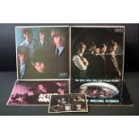 Vinyl - The Rolling Stones 4LP's & 1EP to include Self Titled (LK 4605) unboxed red Decca label,