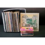 Vinyl - Approx 70 LP's & 12" singles covering Rock, Pop, Reggae, Soul, Funk and more including Steel