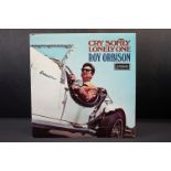 Vinyl & Autograph - Roy Orbison Cry Softly Lonely One (London SHU 8357), purple & silver boxed