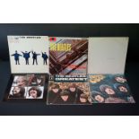 Vinyl - 6 The Beatles LP's to include Please Please Me (PMC 1202) fifth pressing, sleeve poor