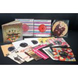 Vinyl & Autograph - The Beatles 17 singles including Love Me Do (2009 Mis-print issue - 2 copies,