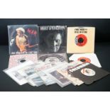 Vinyl & Autographs - 14 Bruce Springsteen US press 7" singles including some promos featuring 8