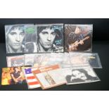 Vinyl & Autographs - 19 Bruce Springsteen European press 7" singles including six signed by