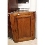 Vintage stained farmhouse kitchen pine corner unit