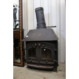 Villager Wood Burning Stove, the main body 58cm wide x 69cm high