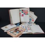 Selection of UK and World stamps, loose and in albums