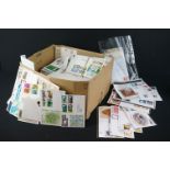A large collection of mainly British first day covers.