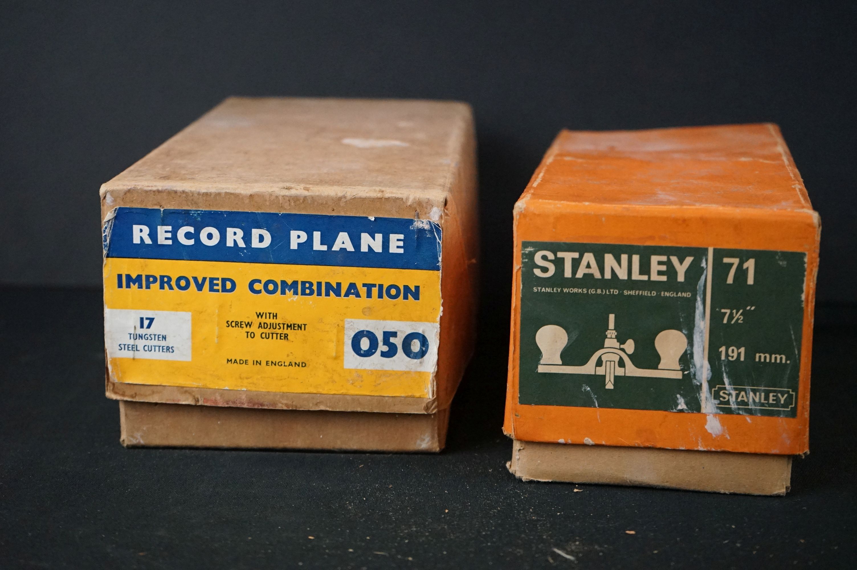 Boxed Record Improved Combination Plane no. 050 with instruction booklet together with Boxed Stanley - Image 8 of 8