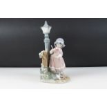 Lladro Figure ' Fall clean up ' model number 5286 designed by Antonio Ramos, 33cm high