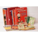 Selection of sport / football annuals and books, 1940s onwards, to include Bristol Evening World