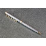 A Parker 75 Cisele silver pencil.