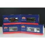 Four boxed Bachmann OO gauge locomotives to include 35-075 Class E4 579 LB&SCR Umber, 32-215 Class