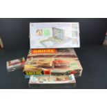 Group of boxed toys to include boxed Triang Scalextric Set 45 containing both slot cars (C76