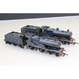 Two Hornby OO gauge SDJR locomotives with tenders to include 4-4-0 & 0-6-0