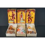 Three boxed Marx Best of the West figures to include 2097 Princess Wildflower, 2062 Johnny West (