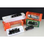 Four boxed OO gauge locomotives to include 3 x Hornby (R862 BR 0-4-4T Loco Class M7, R153 Tolgus Tin