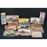 15 Boxed plastic model kits to include 3 Revell models (Lacrosse Missile with Mobile Launcher H-