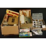 Quantity of war gaming metal figures mainly painted with some part painted & unpainted with a