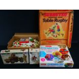 Group of mixed toys and games to include boxed Subbuteo Rugby International Edition (unchecked),