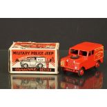 Boxed Morestone Series Breakdown Service Unit diecast model in red, diecast excellent with box