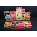 Nine boxed Pedigree Sindy accessories to include Wall Oven, Bath, Bed and Bedclothes, Bath,