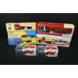 Seven boxed diecast commercial models to include No Rev Pinder Camion GMC, Corgi ltd edn Modern