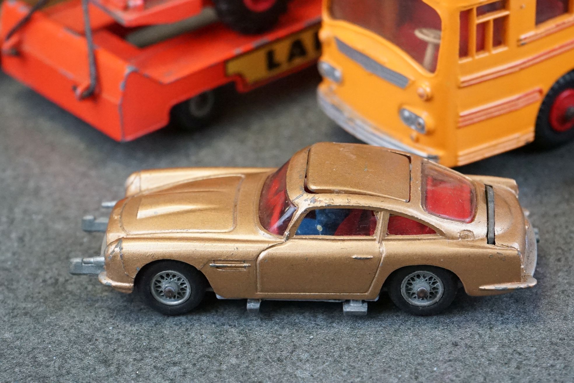 Quantity of 60/70s play worn diecast models to include Matchbox, Dinky, Budgie and Corgi to - Image 4 of 9