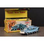 Boxed Dinky 104 Captain Scarlet Spectrum Pursuit Vehicle diecast model, diecast vg, with missile,