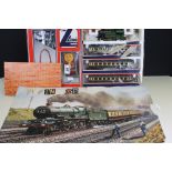 Two boxed OO gauge train sets in tatty condition featuring 2 x locomotives (Hornby R758 Diesel &