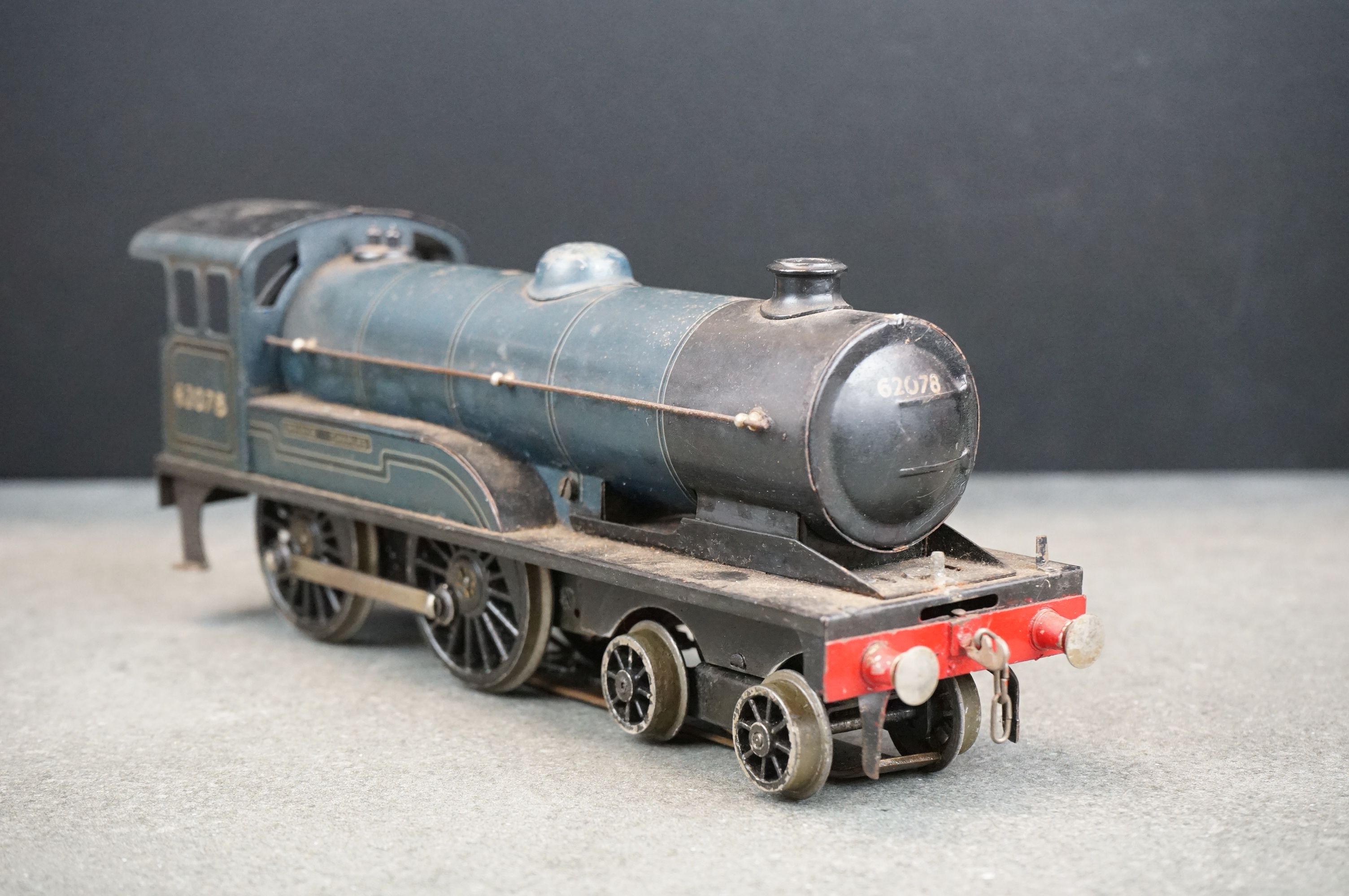 Bassett Lowke O gauge Prince Charles 62078 BR locomotive and tender, showing some play wear but gd - Image 2 of 10