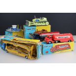 Five boxed diecast models to include 4 x Corgi Major (1102 Euclid TC12 Tractor with Dozer Blade,