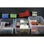 20 kit & scratch built wooden G scale items of rolling stock