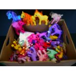 Collection of contemporary My Little Pony's and My Little Pony style figures with 2 x playsets