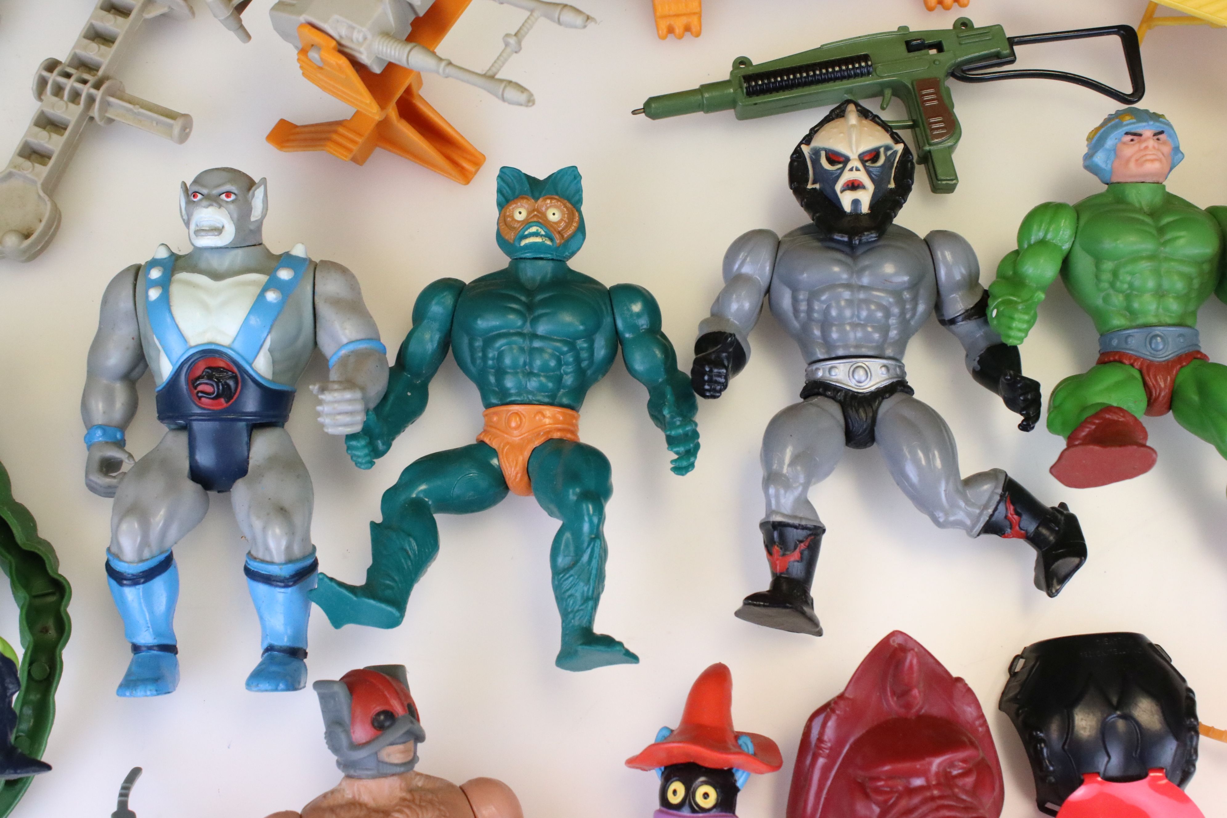 Eight 80s figures to include Thundercats (Panthro), He-Man (Man At Arms, Mer Man, Zodac, Fisto, - Image 10 of 13