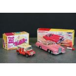 Two boxed Dinky diecast models in reproduction boxes & packaging to include 100 Thunderbirds Lady