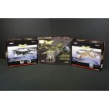 Three boxed Corgi 1:72 Aviation Archive diecast models to include AA38404 Bristol Blenheim Mk1,