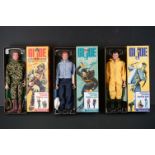 Three boxed Hasbro GI Joe Anniversary Edition figures to include Action Marine, Action Sailor and