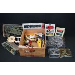 Collection of diecast models to include boxed Dinky 152 Royal Tank Corps Tank Set (heavy play wear &