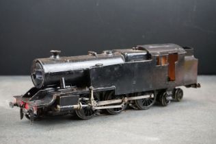 Kit built O gauge 2-6-4 locomotive, metal construction, no makers mark, painted black, showing