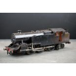 Kit built O gauge 2-6-4 locomotive, metal construction, no makers mark, painted black, showing