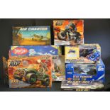 Three boxed Hasbro Action Man Sets to include Operation Pilot (incorrect figure, missing inner