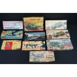 10 Boxed & Unbuilt Monogram plastic model kits to include 6x U.S. Army kits (2x Armored Half Track