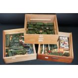 Collection of approx. 70 mid 20th C military diecast models, mostly Dinky & Corgi, to include army