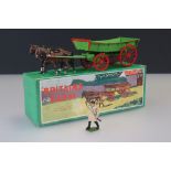 Boxed Britains Farm Waggon No 5F complete with farmer figure, vg condition