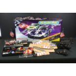 Quantity of Scalextric and slot car items to include 2 x Ninco Mini slot cars incorrectly cased,