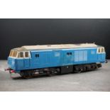 Kit built O gauge Diesel locomotive, plastic & metal, made in England, no makers mark, showing