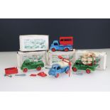 Four boxed River Series Realistic Toys diecast models in play worn condition to include Car